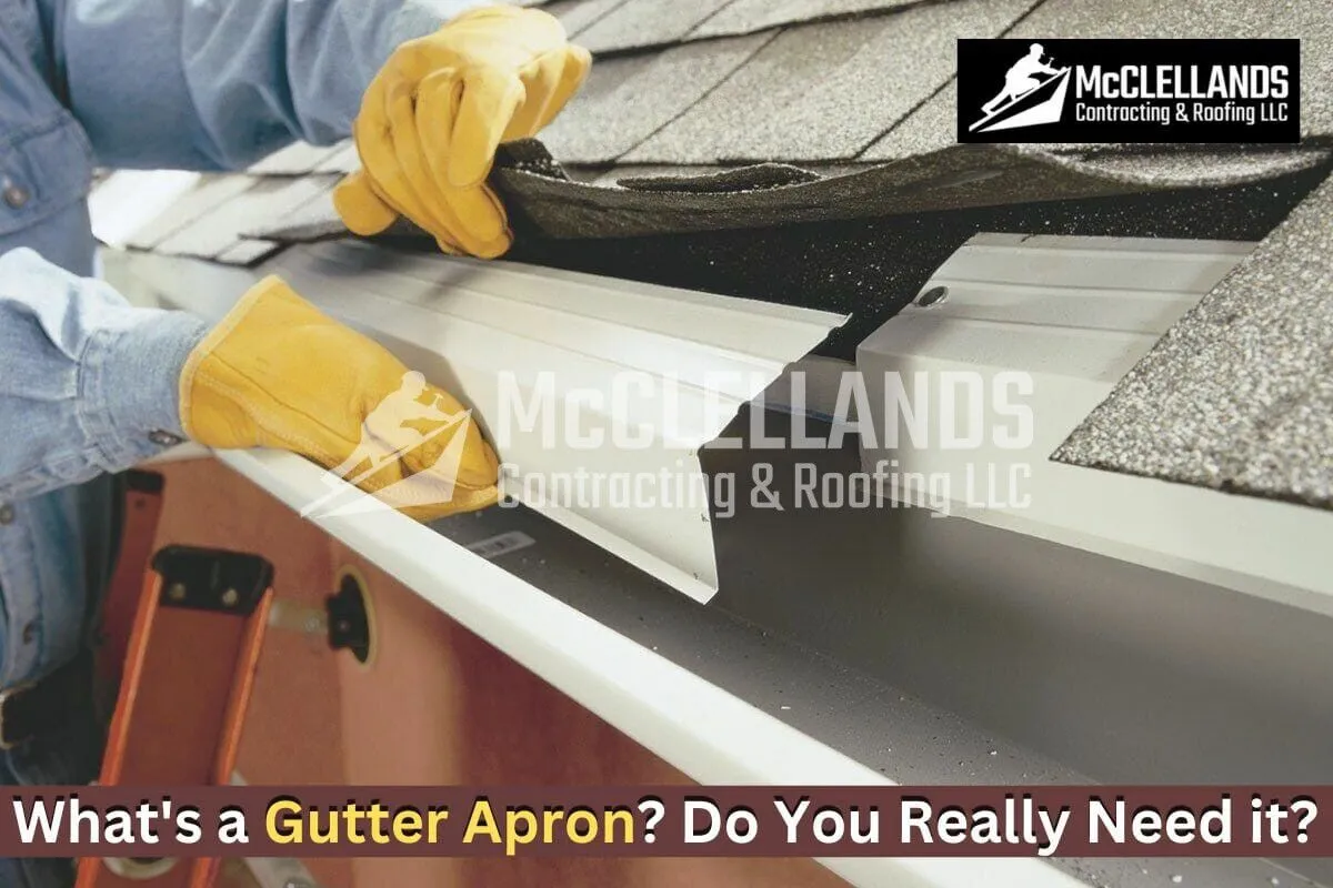 What’s a Gutter Apron? Do You Really Need it?