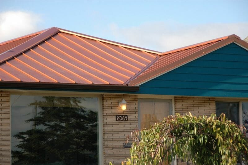 Copper Metal Roof