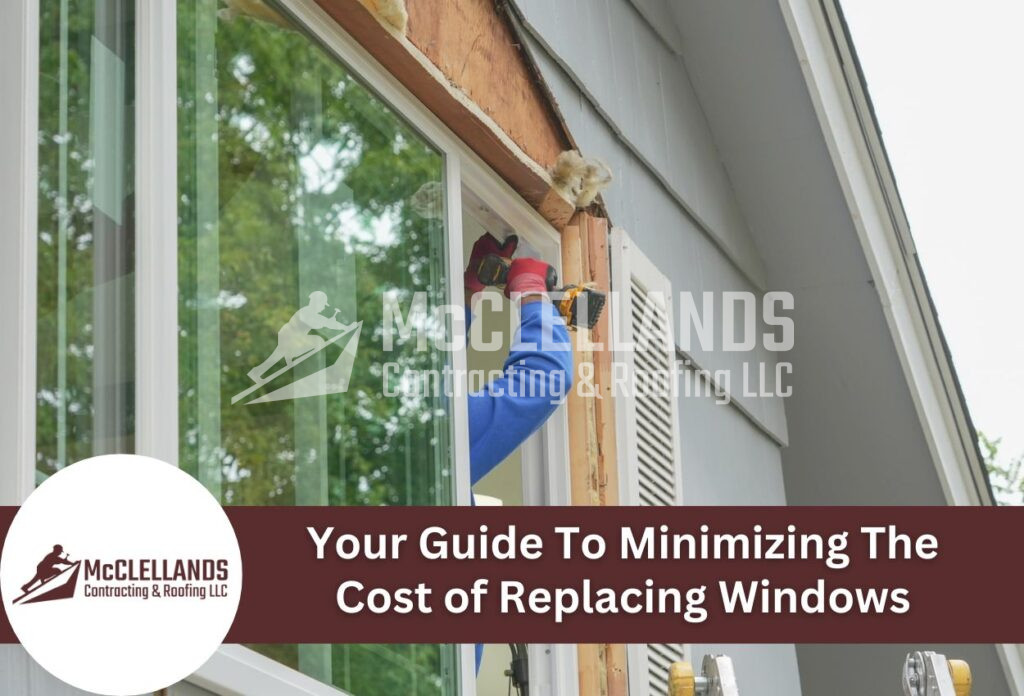 Worker Installing New Window Frame During Home Renovation Project