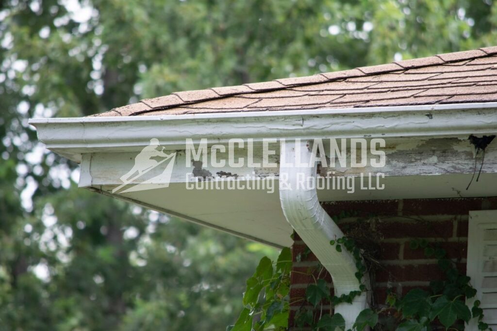 Rain Gutters and Downspout Damage