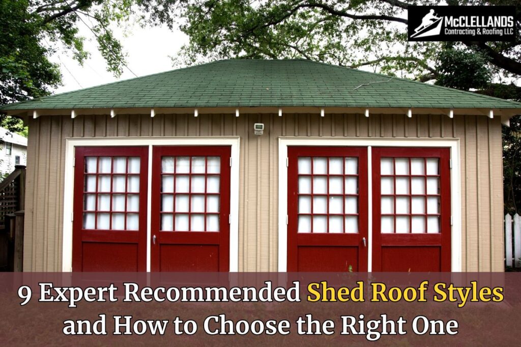 Shed Roof Styles