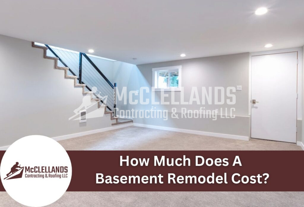 Modern Finished Basement With Stairs, Recessed Lighting, And Neutral Walls