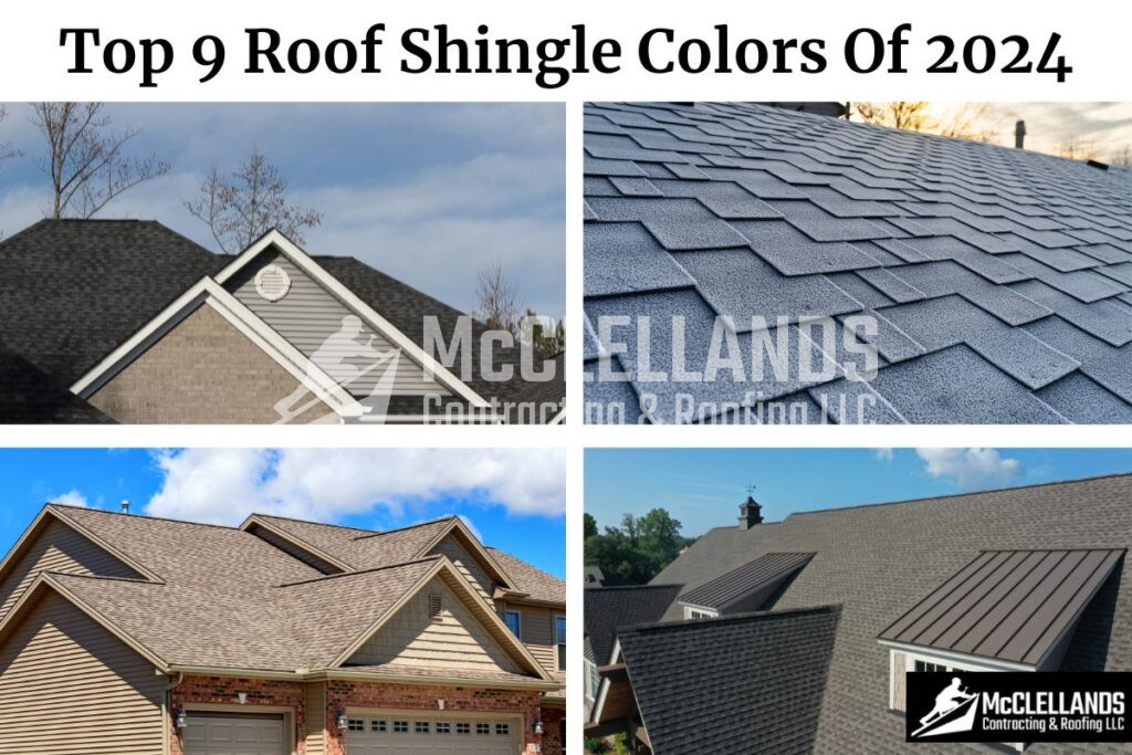 Top 9 Roof Shingle Colors Of 2024 Showcase Featuring Gray, Brown, And Tan Roofing
