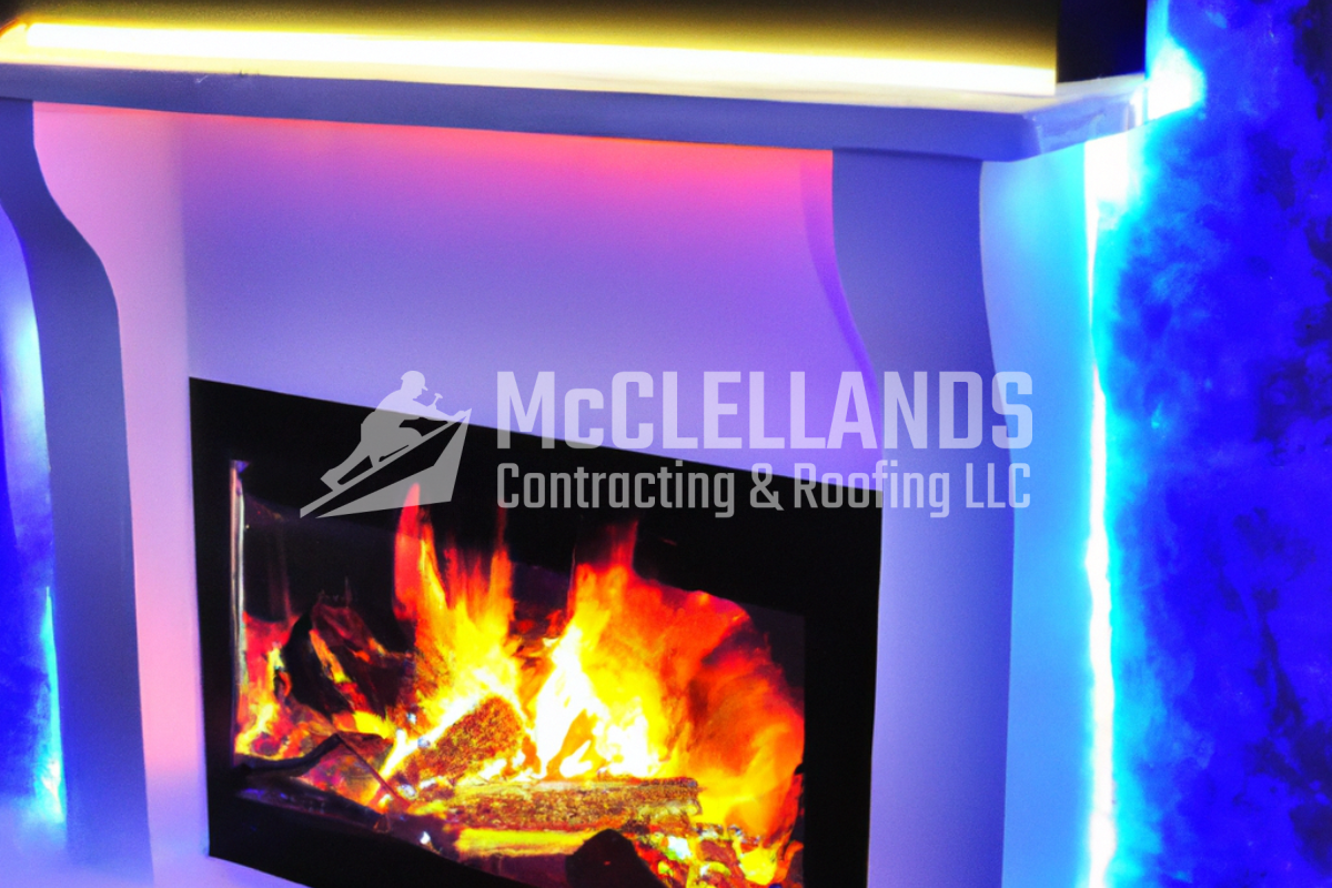 LED-Lit Fireplaces