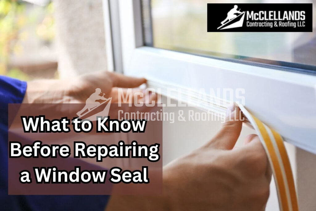 Window Seal Repair