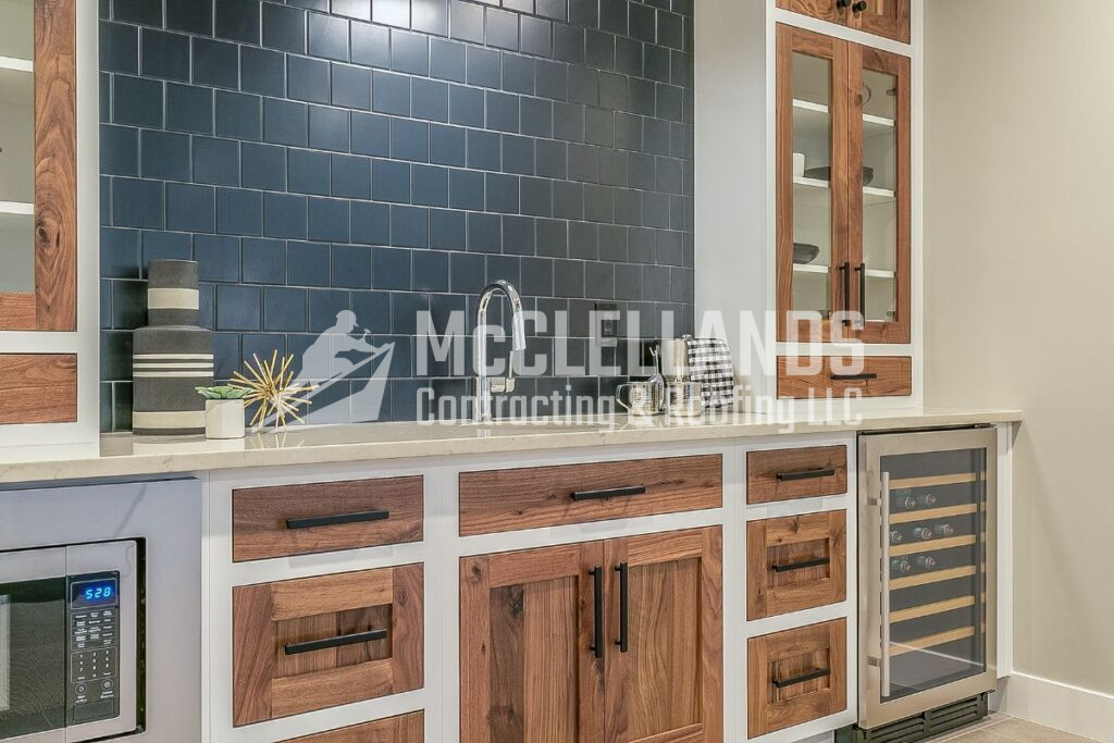Square Tile Backsplash