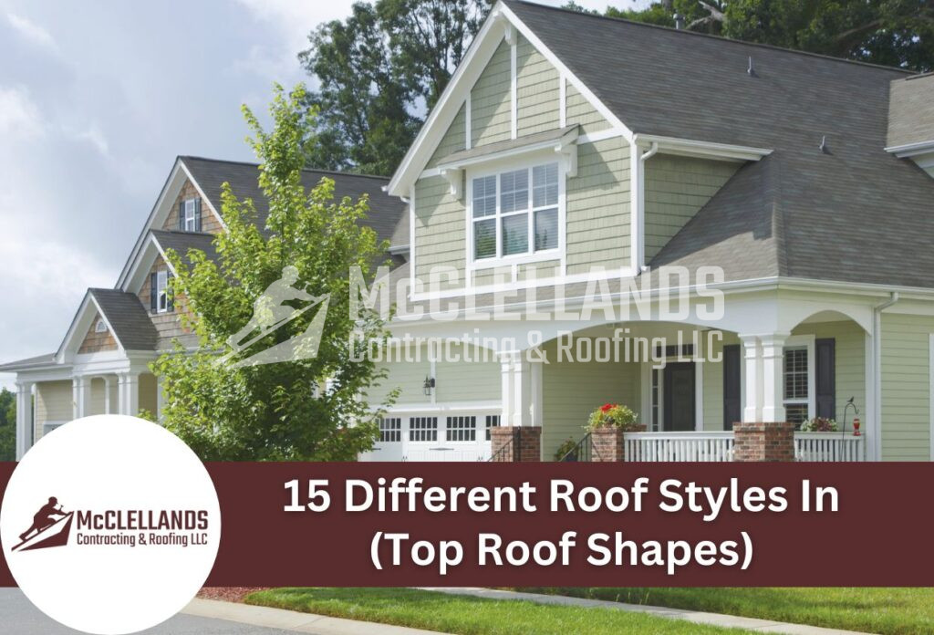 Beautiful Suburban Homes Showcasing Different Roof Styles And Architectural Designs