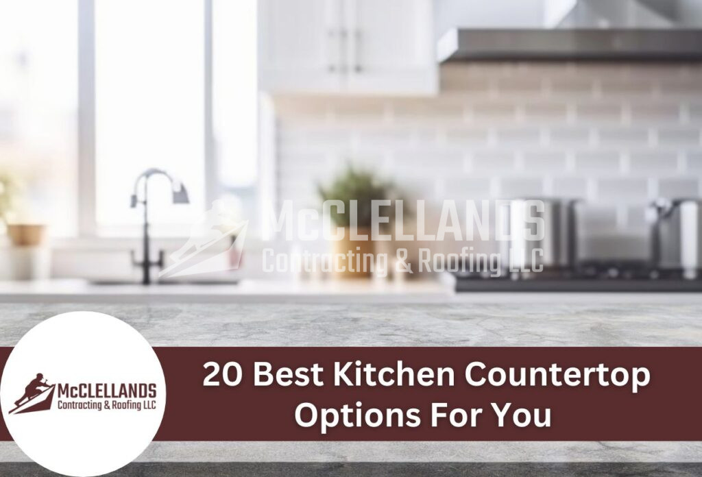 Modern Kitchen With Granite Countertops And White Subway Tile Backsplash