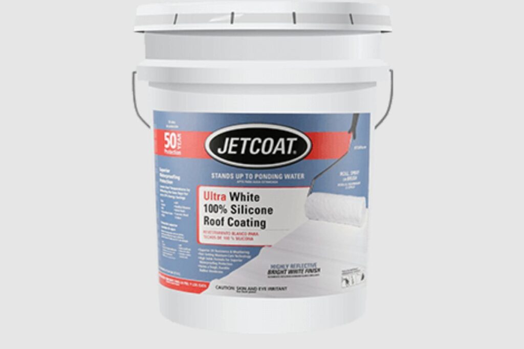 Jetcoat Ultra White 100% Silicone Roof Coating