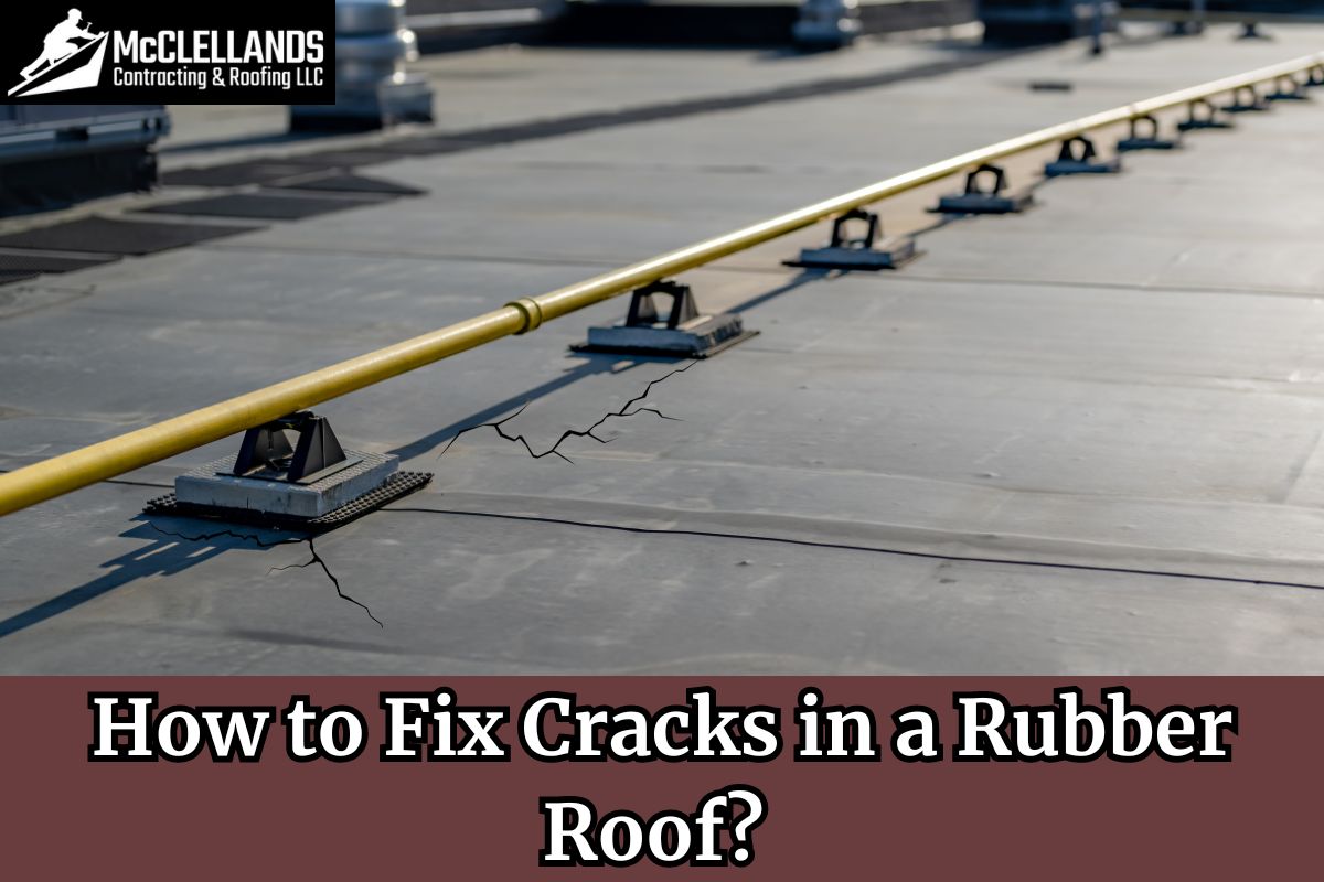 How to Fix Cracks in a Rubber Roof? 