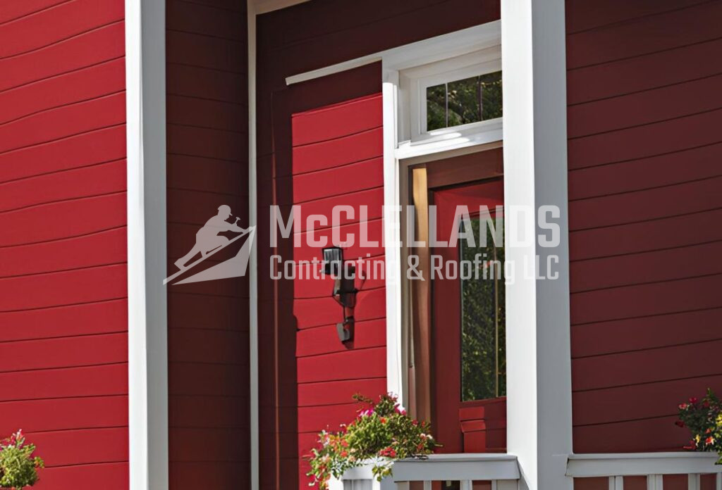 Cherry Red Siding