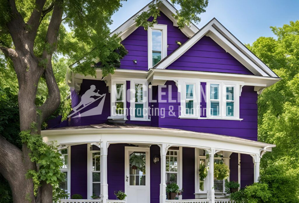 Dark Purple Siding