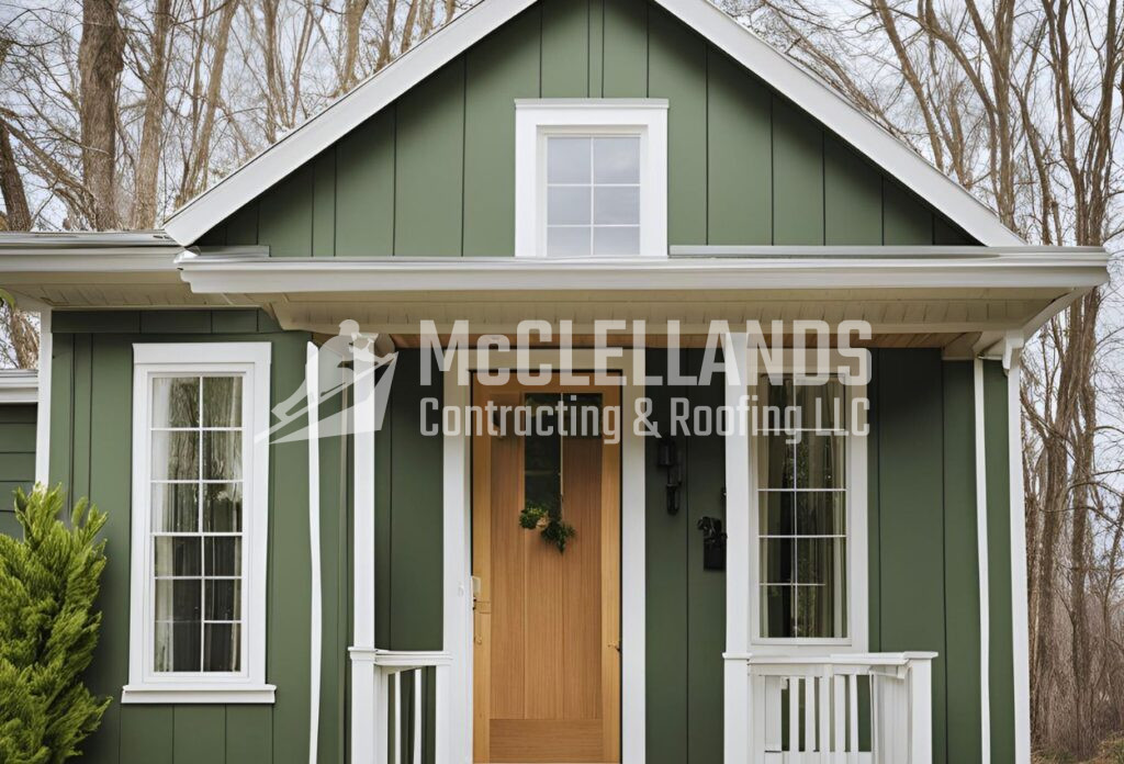 Sage Green Siding