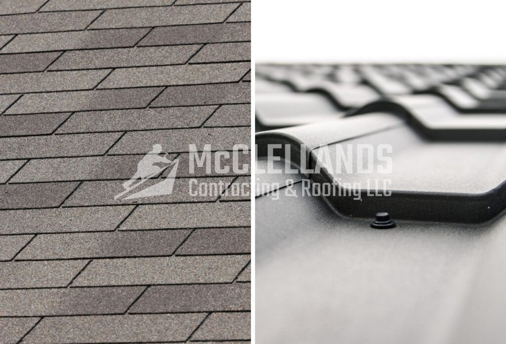 Asphalt vs. Metal Shingles