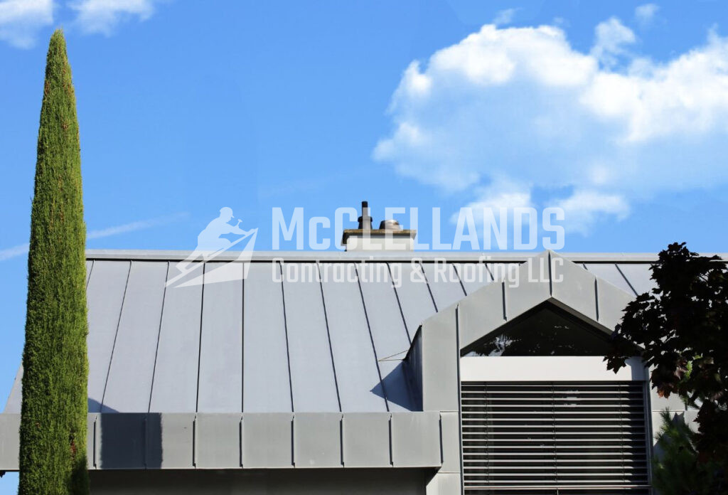 Aluminum metal roof 