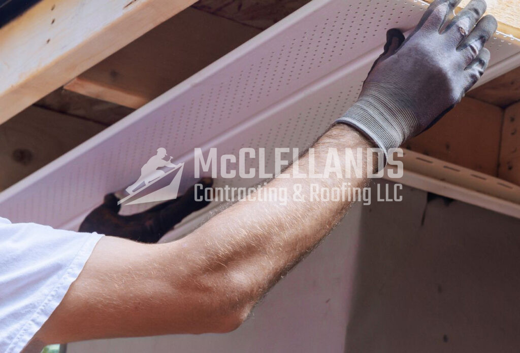 Install Soffits On A Gable Roof