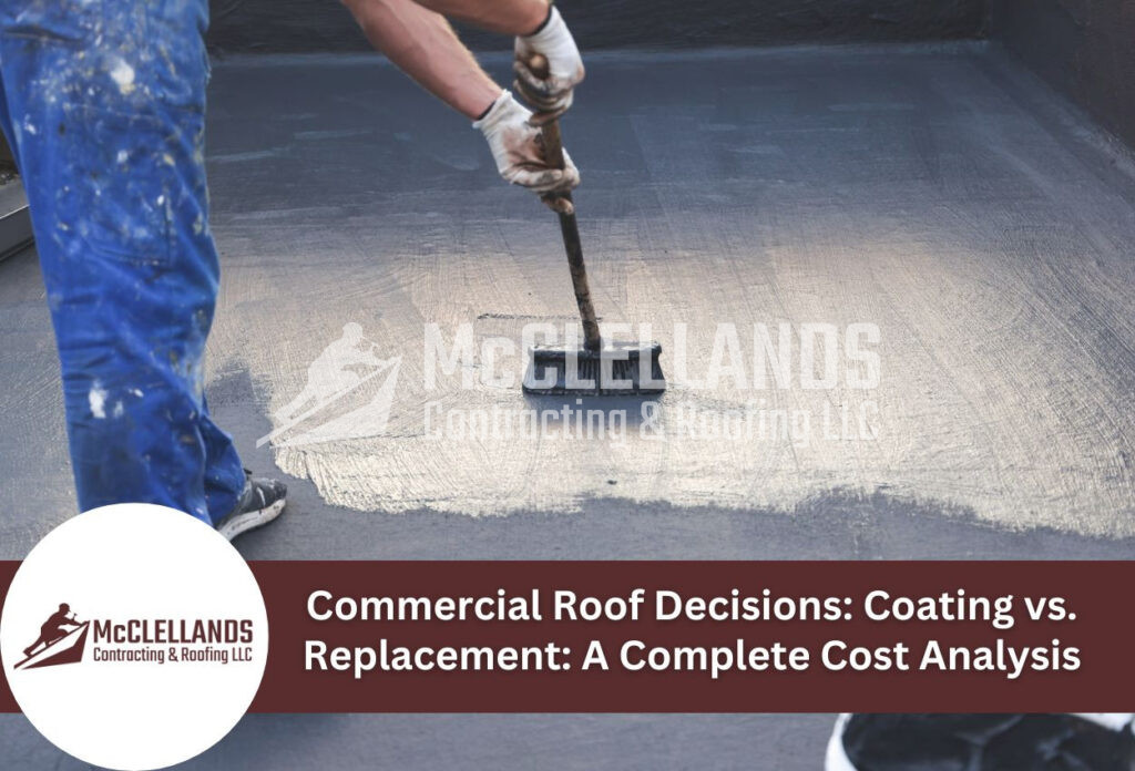 Brushing Coating Onto Roof