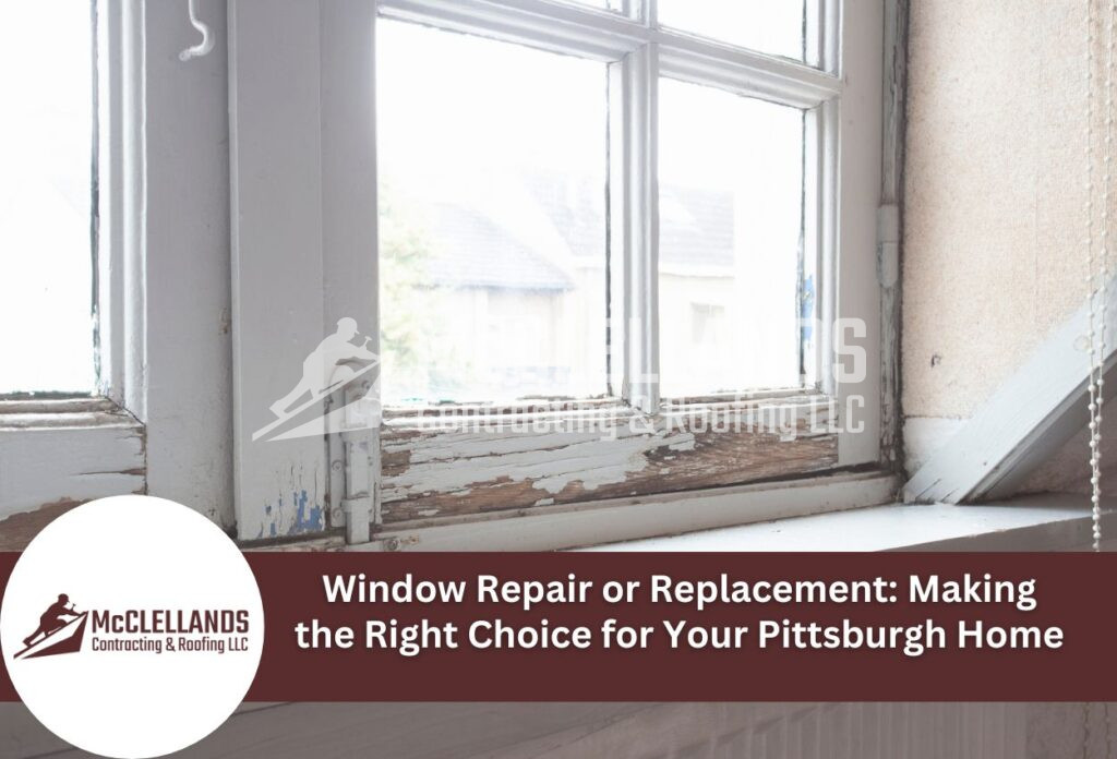 Old Window With Paint Chipping