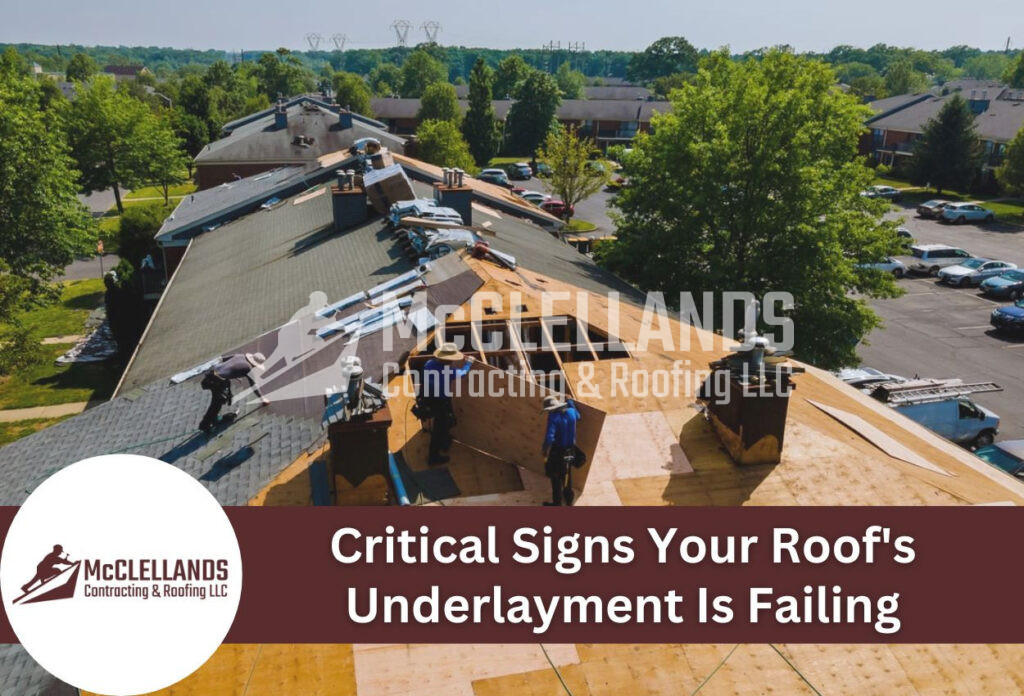 Critical Signs Your Roof'S Underlayment Is Failing